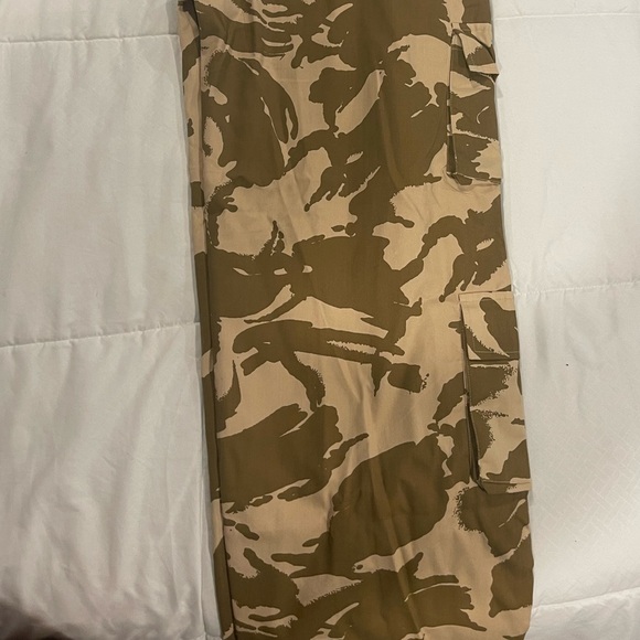 Tan Camo pants, new with the tags, size 12, from PLT. EXTREMELY LONG. FOR TALL - Picture 6 of 6